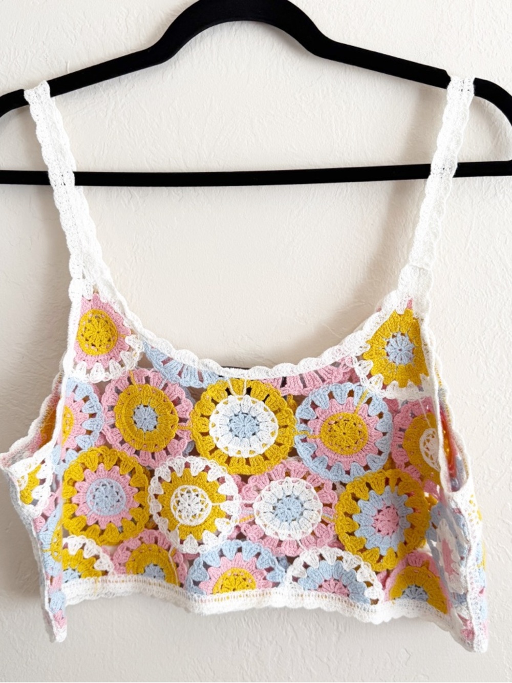 Anthropologie Sunday In Brooklyn  Crochet Two-Piece Tank & Shorts Set M/L - Picture 8 of 10